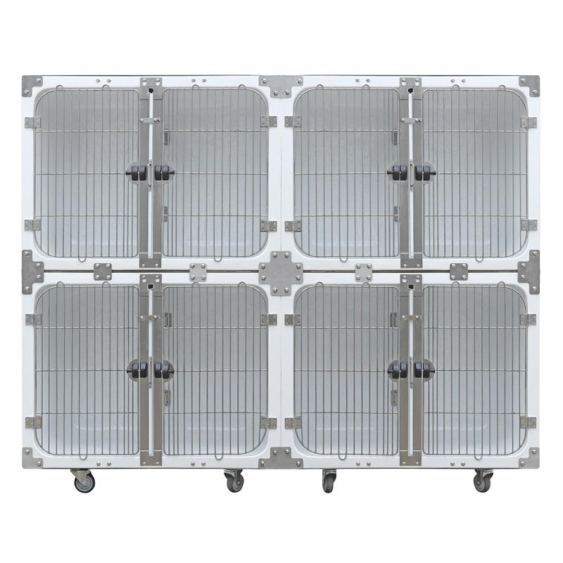 ভেটেরিনারি ওয়াটারপ্রুফ ফাইবারগ্লাস মডুলার ডগ কেজ